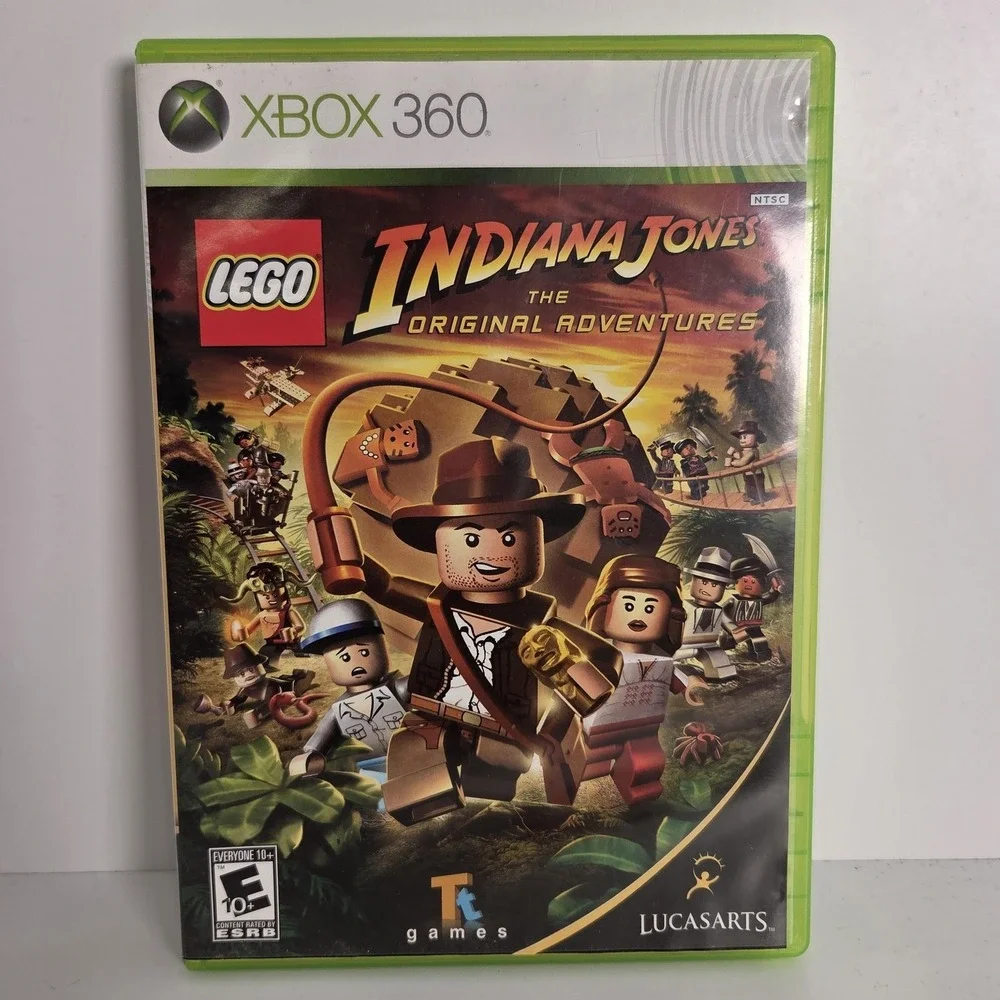 LEGO Indiana Jones The Original Adventures Microsoft Xbox 360 Game CIB LucasArts